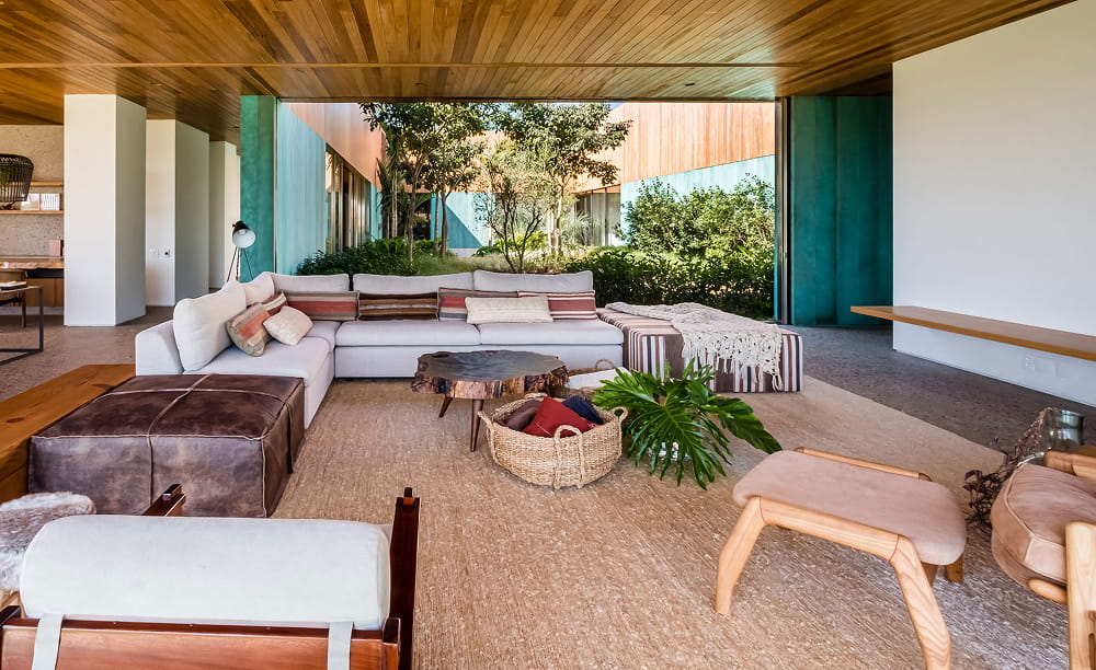 Una casa que invita al relax con una decoración acogedora y natural